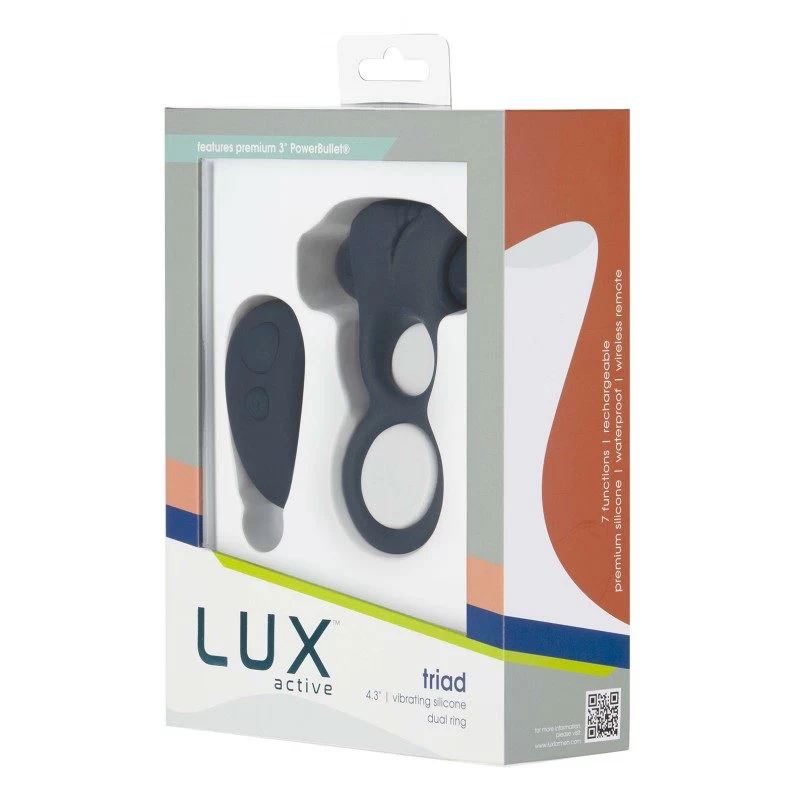 Lux Active - Triad Vibrating Dual Ring - Image 8