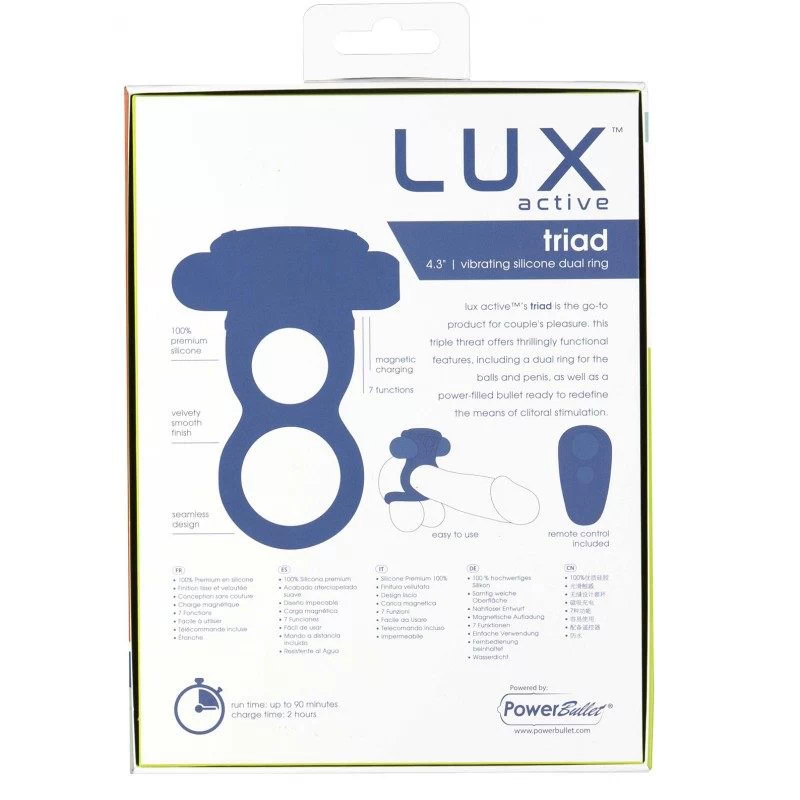 Lux Active - Triad Vibrating Dual Ring - Image 9