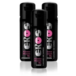 Massaazigeel Eros, soojendav, maasika, 100ml