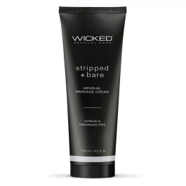 Massaažigeel Wicked Sensual Stripped & Bare lõhnata 120 ml