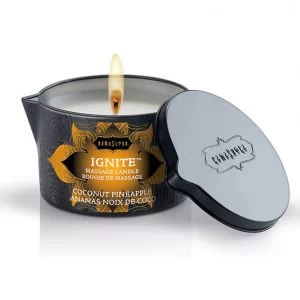 Massaažiküünal Kamasutra Ignite – kookos ja ananass (170ml)