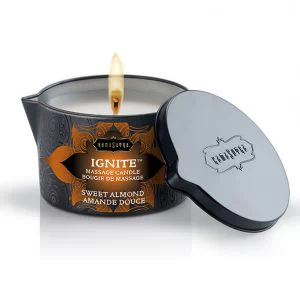 Massaažiküünal Kamasutra Ignite – magus mandel / martsipan (170ml)