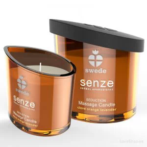 Massaažiküünal Senze Seduction (nelk, apelsin & lavendel)