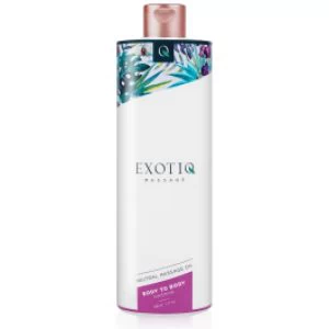 Massaažiõli Exotiq Body to Body soojendava efektiga 500 ml