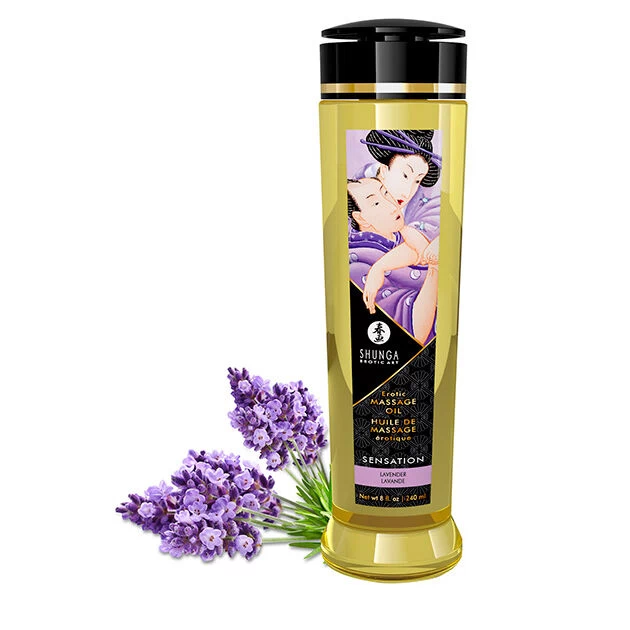 Massaažiõli Shunga Sensation (lavendel)