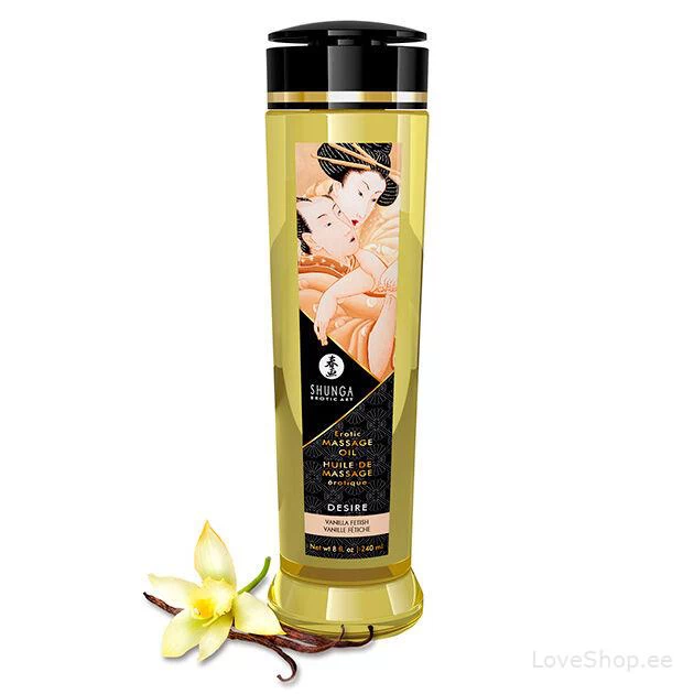 Massaažiõli Shunga Sensual (vanilje)