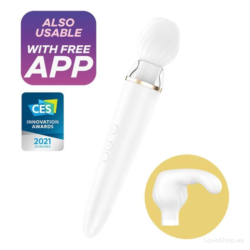 Massaaživibraator Satisfyer Double Wand-er