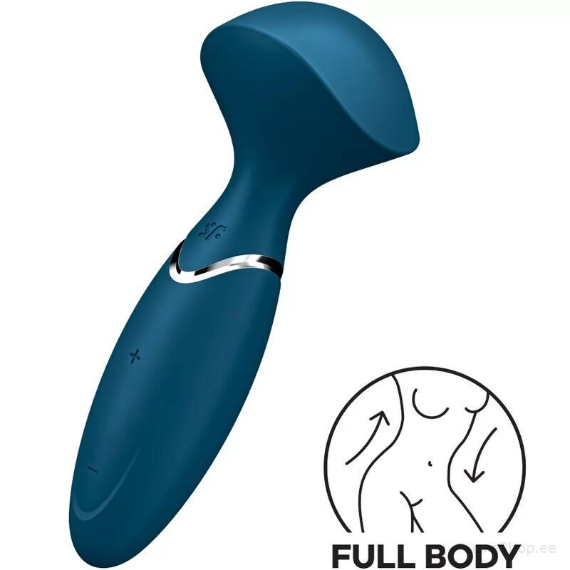 Massaaživibraator Satisfyer Mini Wand-er (sinine)