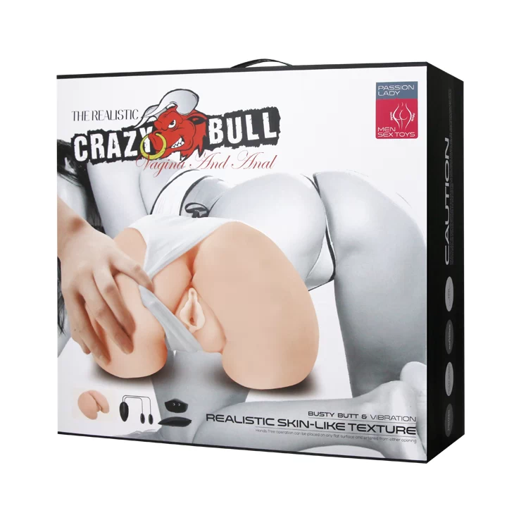 Masturbaator Crazy Bull Busty Butt (vagiina, aanus, 2 vibraatoriga)