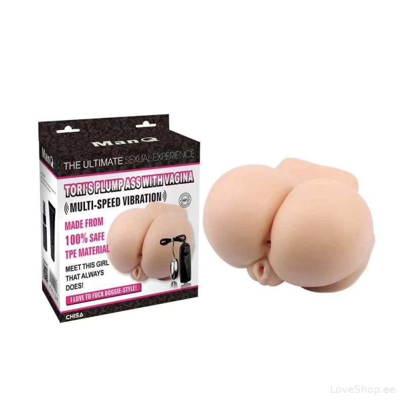 Masturbaator ManQ Tori's Plump Ass With Vagina