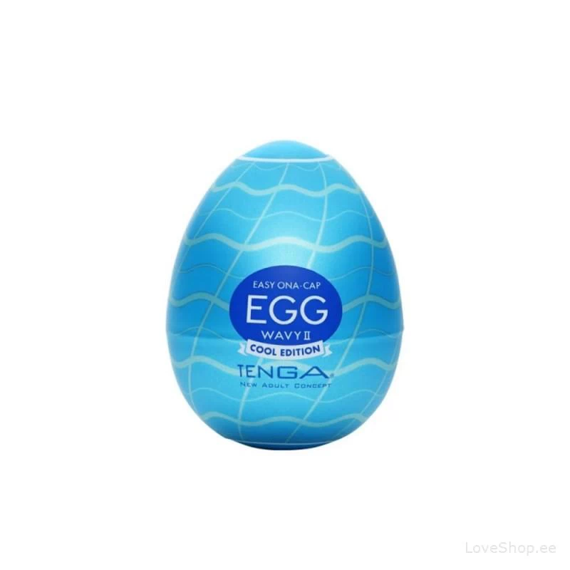 Masturbeerimise muna Tenga Egg Wavy II Cool Edition (jahutav)