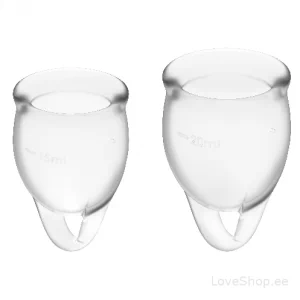 Menstruaalanumate komplekt Satisfyer Feel Confident (läbipaistev)