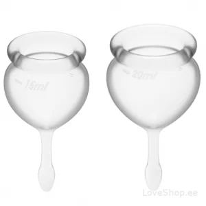 Menstruaalanumate komplekt Satisfyer Feel Good (läbipaistvad)
