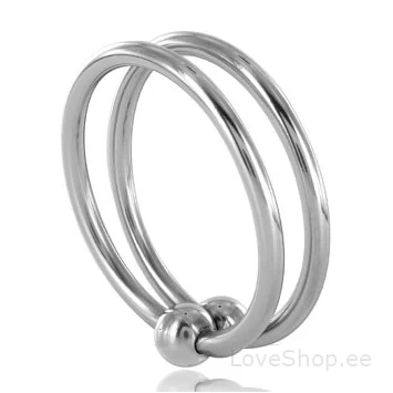 Metallist peenise- ja munandirõngas (3 x 0.3cm)