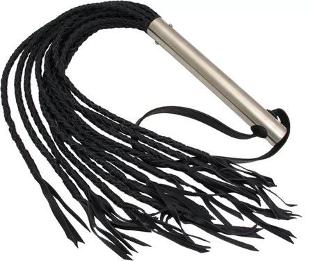 Mister B Iron Whips black leather whip