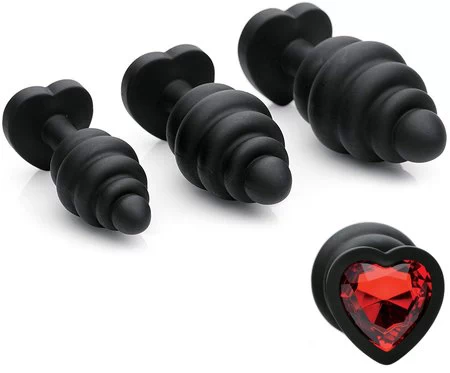 Mistress Heart Gem anaaltappide komplekt
