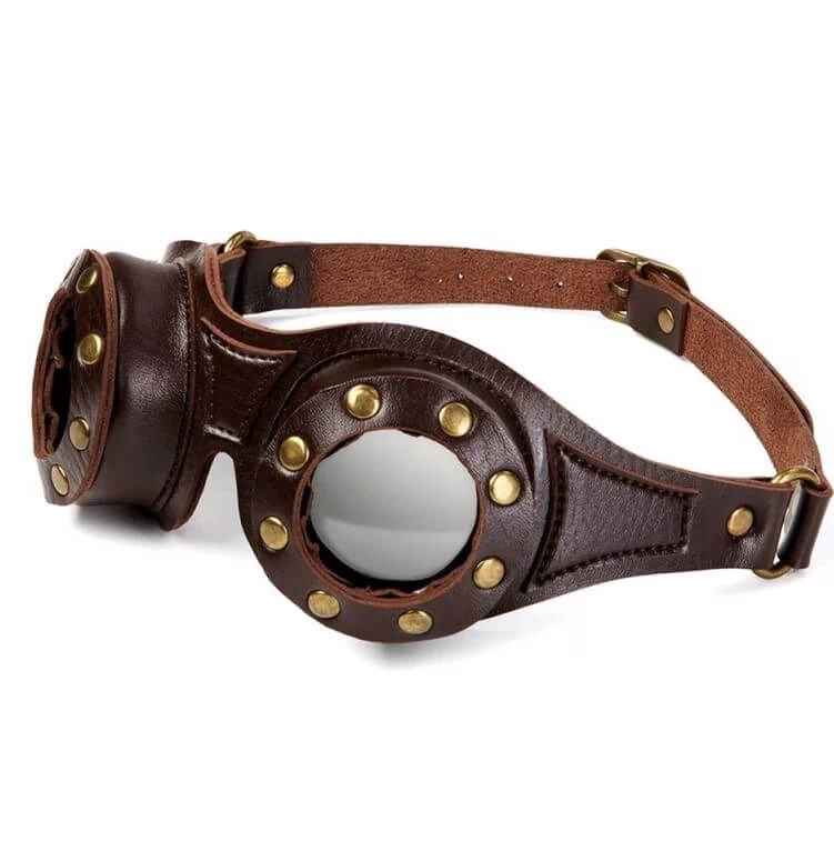 Mootorratta prillid Steampunk stiilis