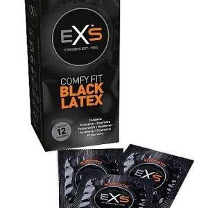 Mustad latekskondoomid 12 tk