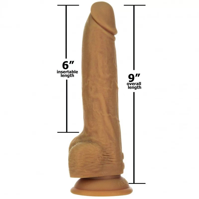 Naked Addiction - Thrusting Dong with Remote 23cm Caramel - Image 4