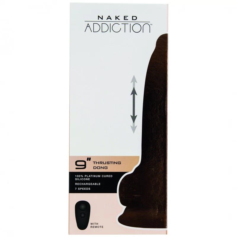 Naked Addiction - Thrusting Dong with Remote 23cm Vanilla - Image 9