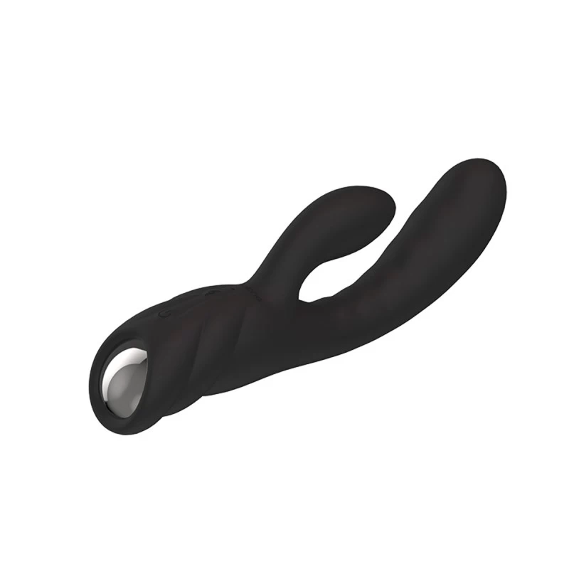 Nalone - Pure Rabbit Vibraator soojendusega Black