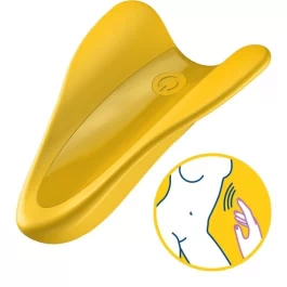 Näpuvibraator Satisfyer High Fly kollane