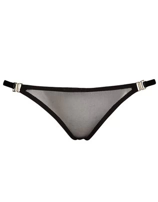 Noir Handmade black sheer thong