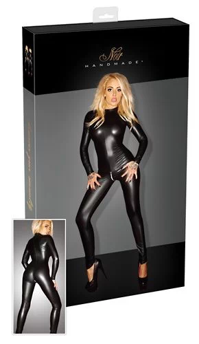 NOIR Wetlook Jumpsuit