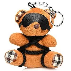 Nööriga Teddy Bear võtmehoidja – pruun