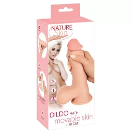 NS liikuva nahaga realistlik dildo 20 cm