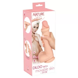 NS liikuva nahaga realistlik dildo 25 cm
