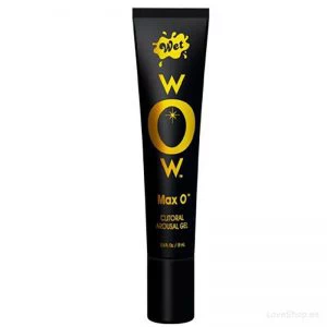 Orgasmigeel naistele Wet Wow Max O (vedel vibraator)