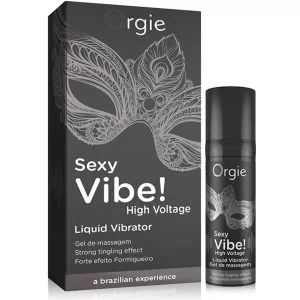 Orgasmigeel paaridele Orgie High Voltage (vedel vibraator)