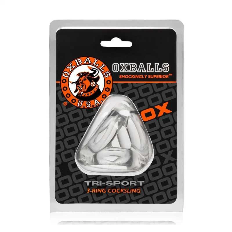 Oxballs - Tri-Sport Cocksling Clear - Image 3