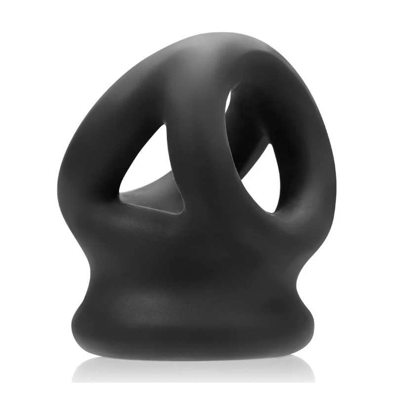 Oxballs - Tri-Squeeze Cocksling & Ballstretcher Black Ice