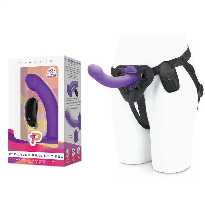 PEGASUS - 15,24cm Curved Realistic Peg & Harness Set