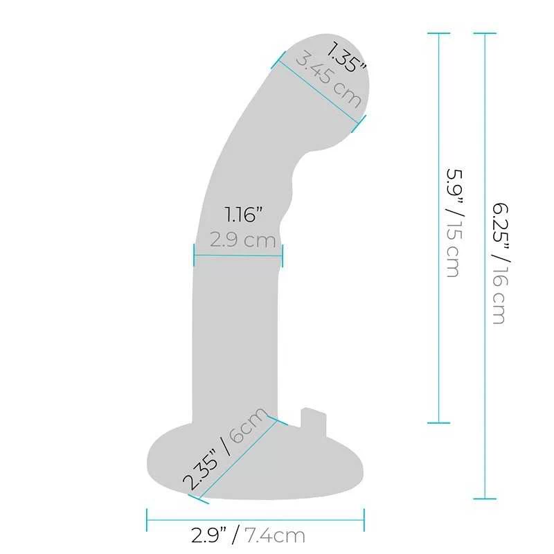 Pegasus - 15,24cm Remote Control Ripple P-spot G-spot Silicone Peg With Harness - Image 7