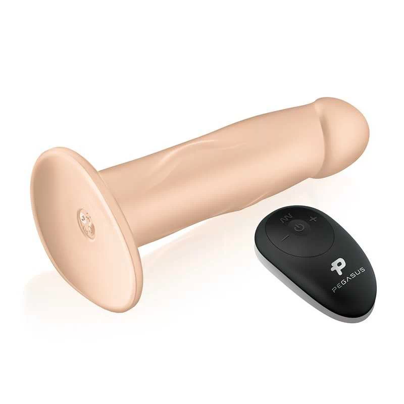 Pegasus - 20,32cm Realistic Silicone Dildo With Harness and Remote Control Included - Image 4