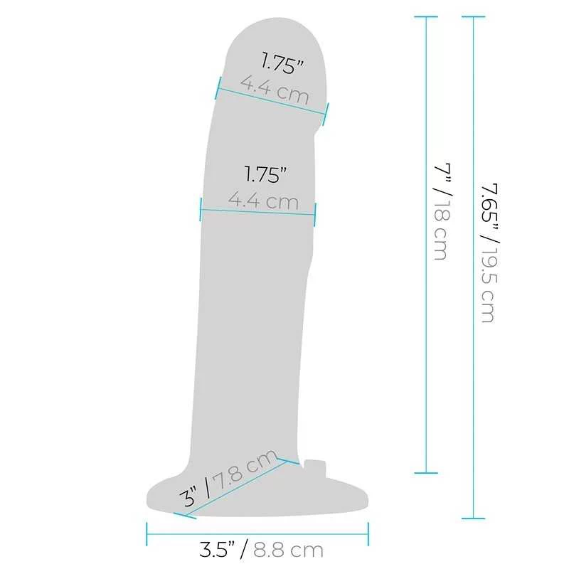 Pegasus - 20,32cm Realistic Silicone Dildo With Harness and Remote Control Included - Image 7