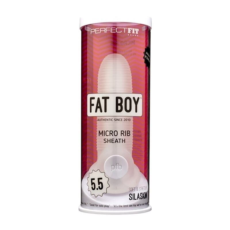 PERFECT FIT - FAT BOY MIKRO RIBILINE 1,8CM JÄMEDUST LISAV PEENISE MANSETT - Image 2