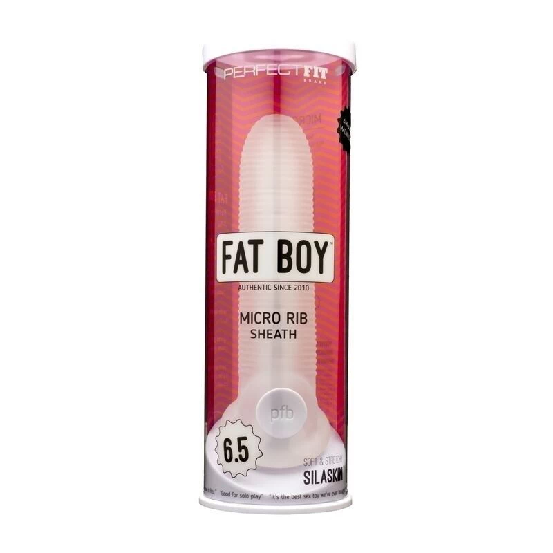 PERFECT FIT - FAT BOY MIKRO RIBILINE 1,8CM JÄMEDUST LISAV PEENISE MANSETT - Image 4
