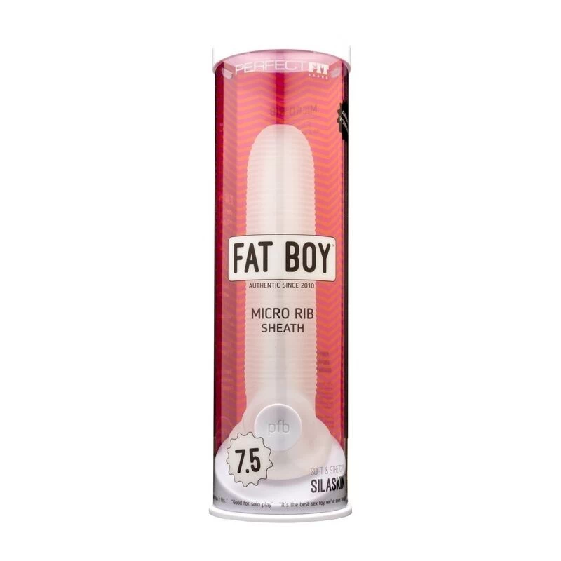 PERFECT FIT - FAT BOY MIKRO RIBILINE 1,8CM JÄMEDUST LISAV PEENISE MANSETT - Image 6