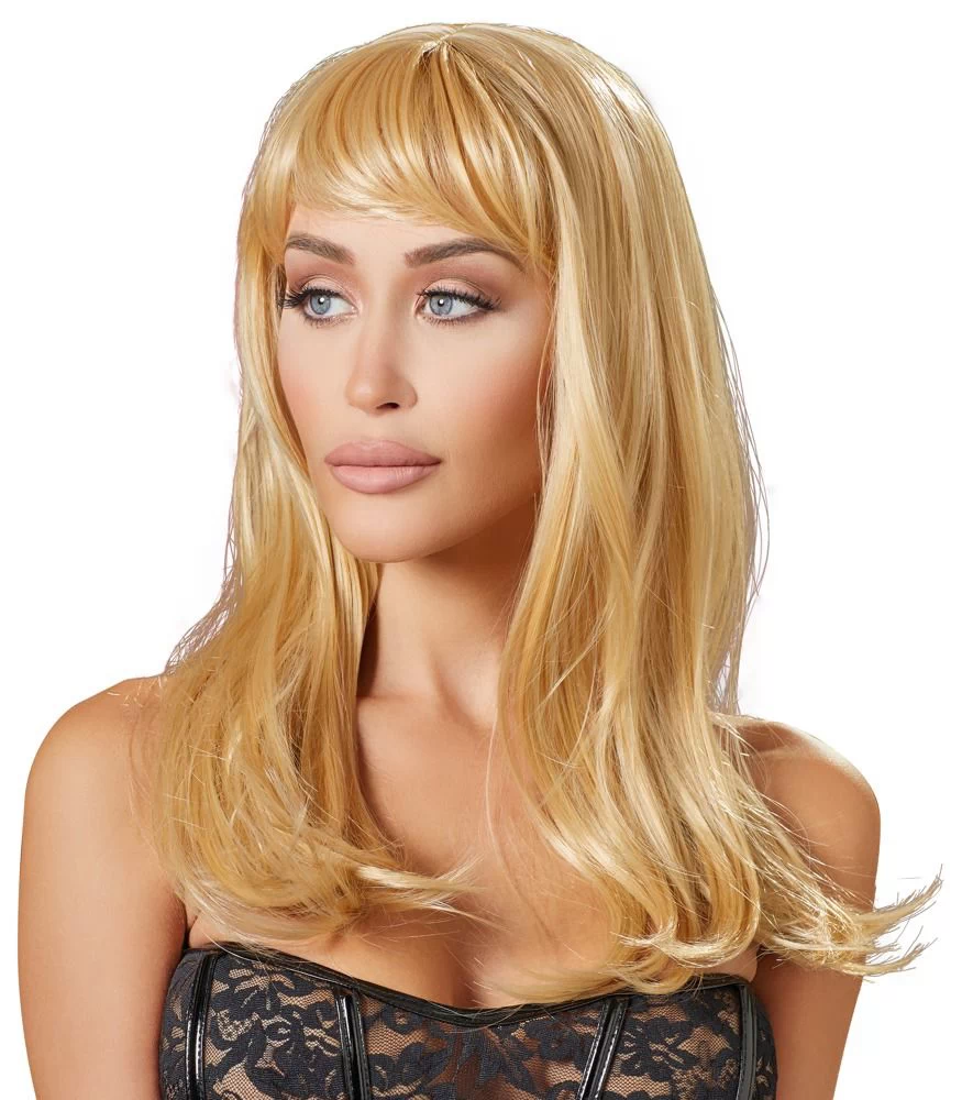 Pikk blond parukas