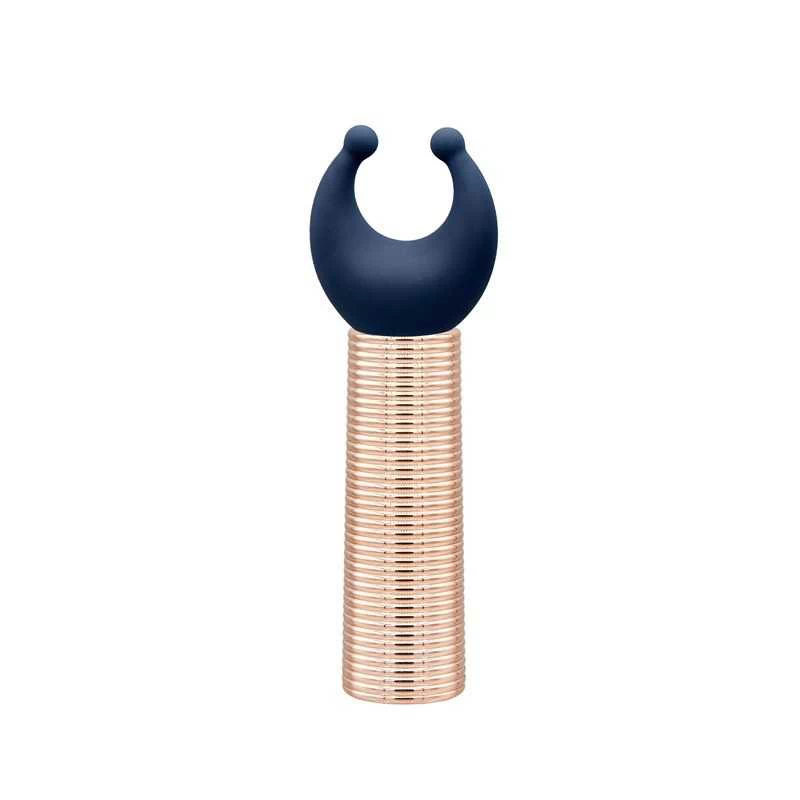 PILLOW TALK - SECRETS CHOICES 6 PIECE MINI MASSAGER SET NAVY BLUE&ROSE GOLD - Image 3