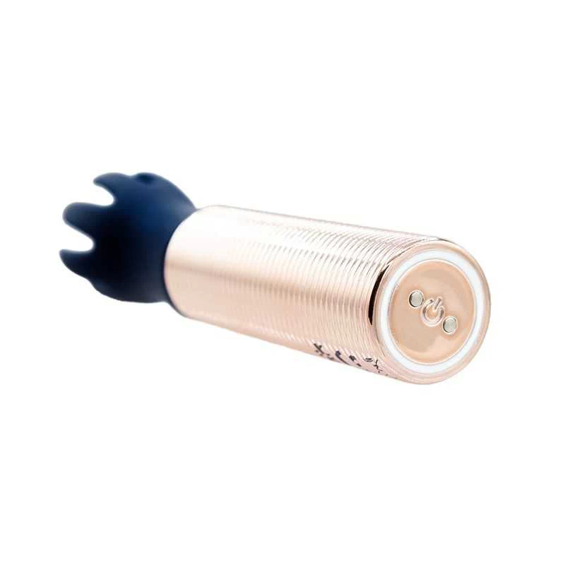 PILLOW TALK - SECRETS CHOICES 6 PIECE MINI MASSAGER SET NAVY BLUE&ROSE GOLD - Image 10