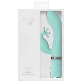 Pillow Talk türkiisroheline jänkuvibraator Kinky