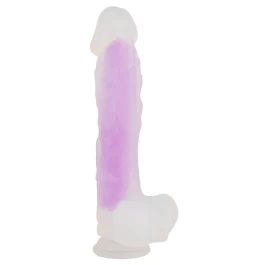 Pimedas helendav silikoonist dildo
