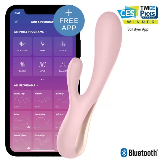 Rabbitvibraator Satisfyer Mono Flex (roosa)