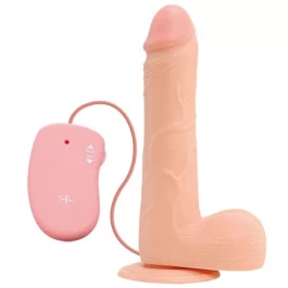 Realistlik vibratsiooniga nahavärvi dildo 9" Real Rapture
