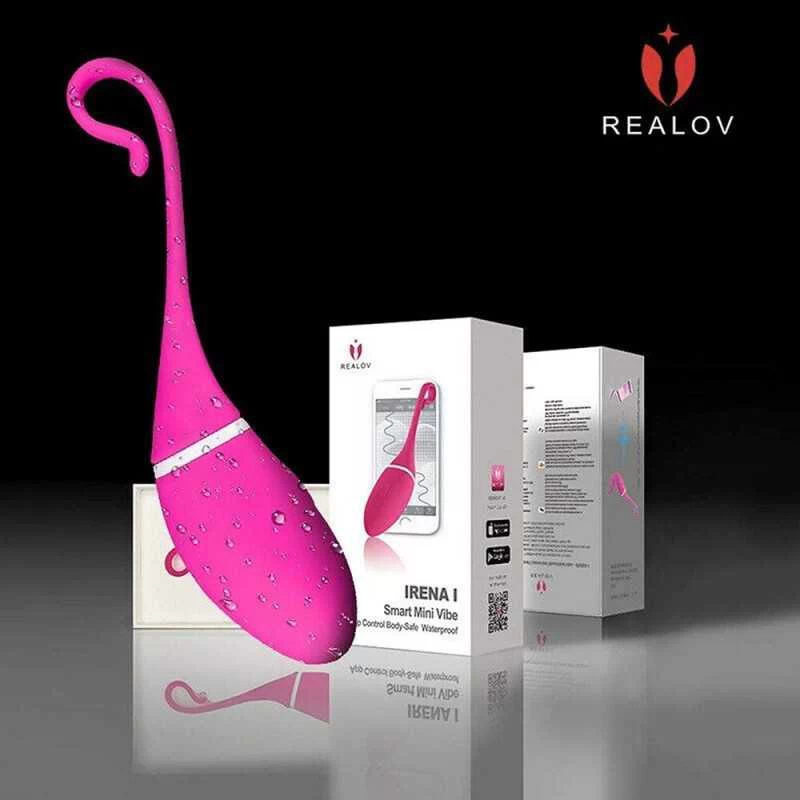 REALOV - IRENA I APP CONTROLLED VIBRATOR PINK - Image 4